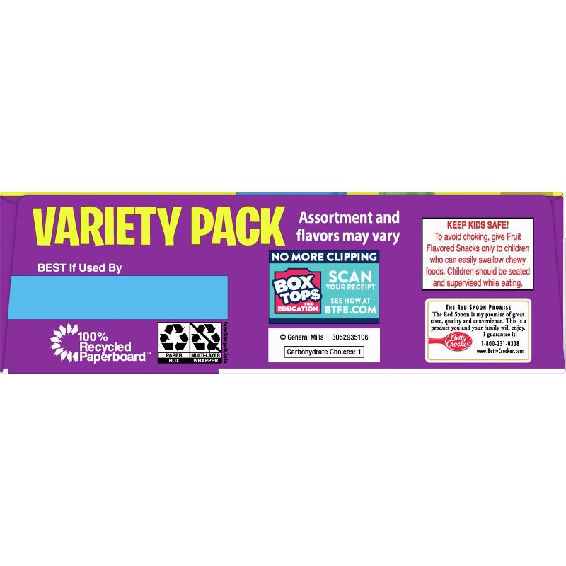 slide 9 of 10, Betty Crocker Fruit Flavored Variety Snacks - 16ct, 16 ct