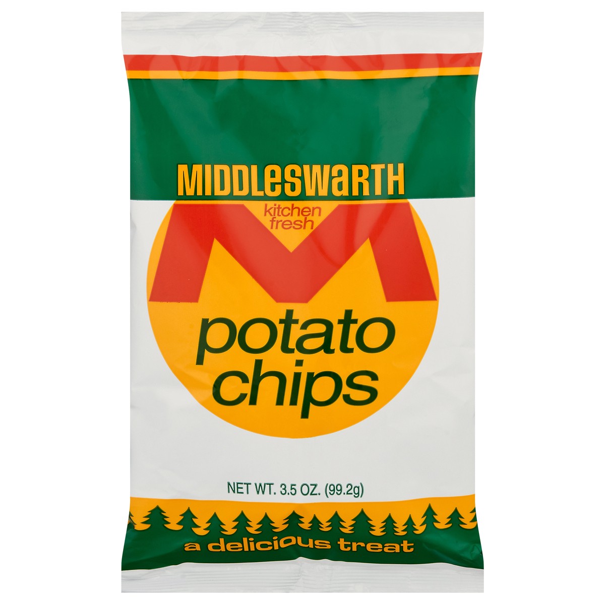 slide 1 of 5, Middleswarth Potato Chips 3.5 oz, 5 oz