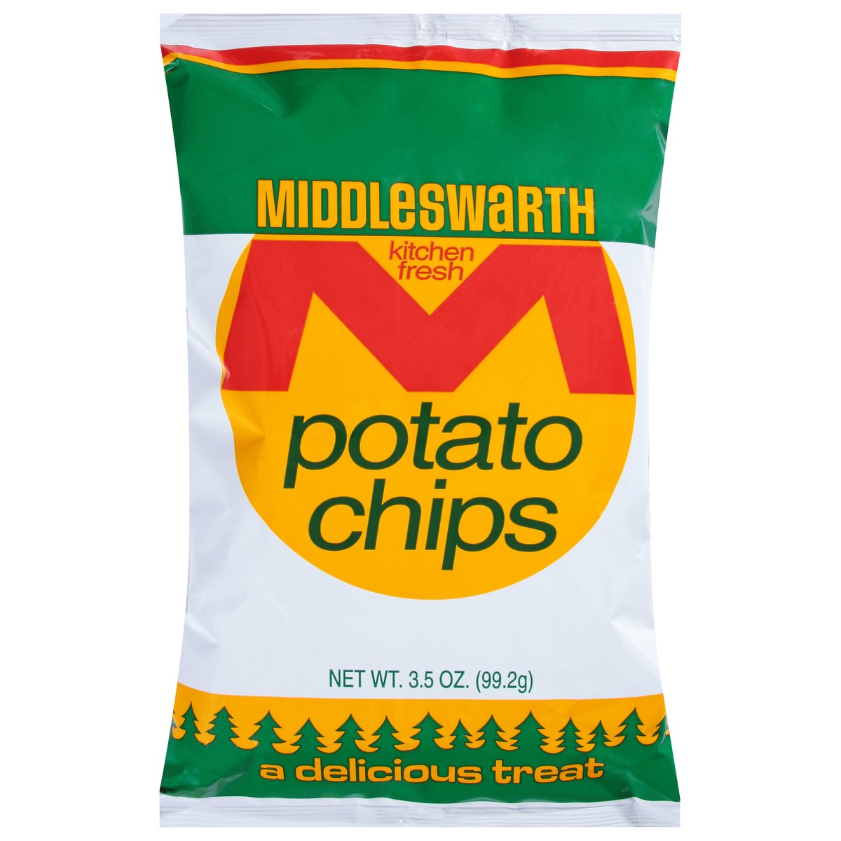 slide 1 of 5, Middleswarth Kitchen Fresh Potato Chips 3.5 oz, 5 oz