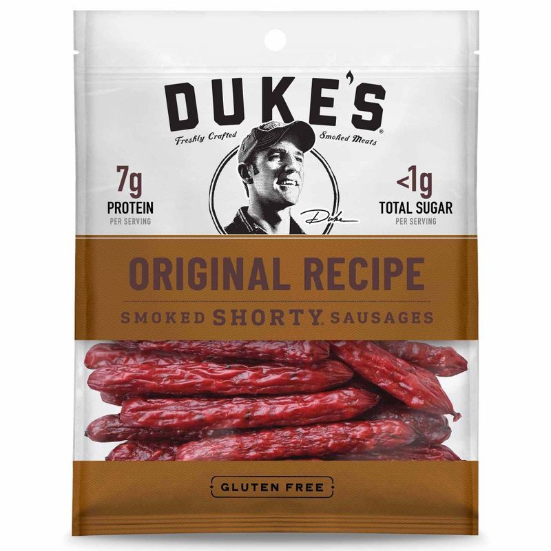 slide 1 of 5, Duke's Original Recipe Shorty Smoked Sausages - 5oz, 5 oz