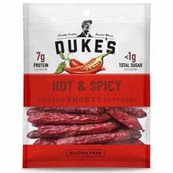 Duke's Hot & Spicy Shorty Smoked Sausages - 5oz