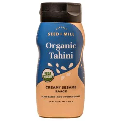 Seed And Mill Tahini Squeeze Bottle Organic - 10.93 Oz