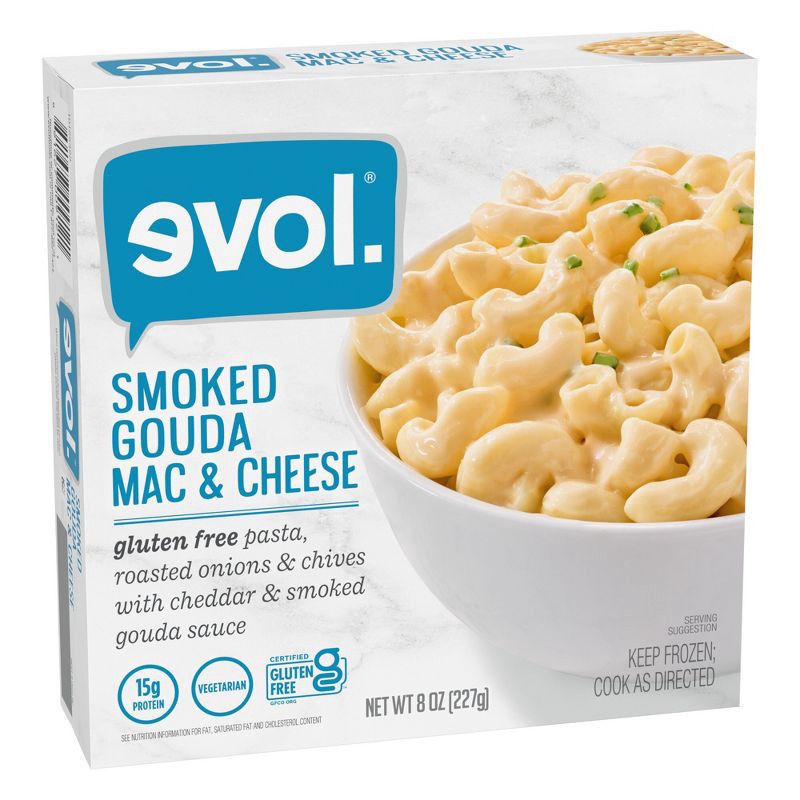 slide 2 of 6, Evol Frozen Gluten Free Smoked Gouda Mac and Cheese - 8oz, 8 oz