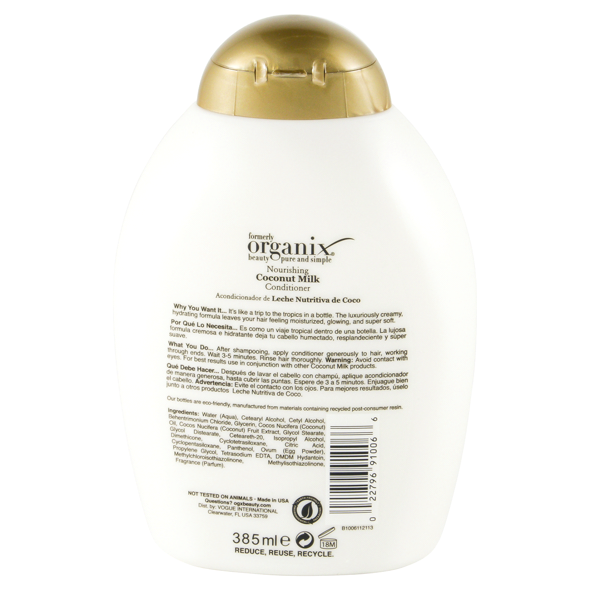 slide 2 of 2, OGX Nourishing + Coconut Milk Conditioner for Strong & Healthy Hair - 13 fl oz, 13 fl oz