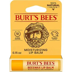 Burt's Bees 100% Natural Origin Beeswax Moisturizing Lip Balm - Each