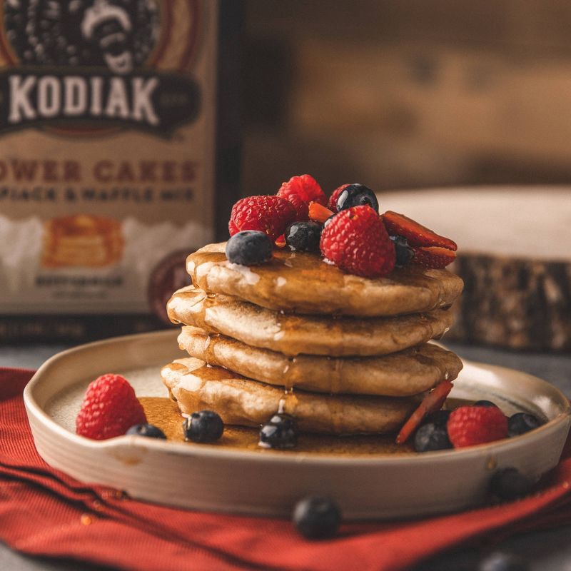 slide 2 of 10, Kodiak Cakes Kodiak Protein-Packed Flapjack & Waffle Mix Buttermilk - 20oz, 20 oz