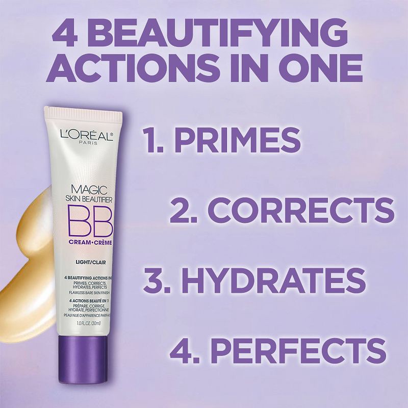 slide 3 of 5, L'Oreal Paris Magic Skin Beautifier BB Cream - Anti-Redness - 1 fl oz, 1 fl oz