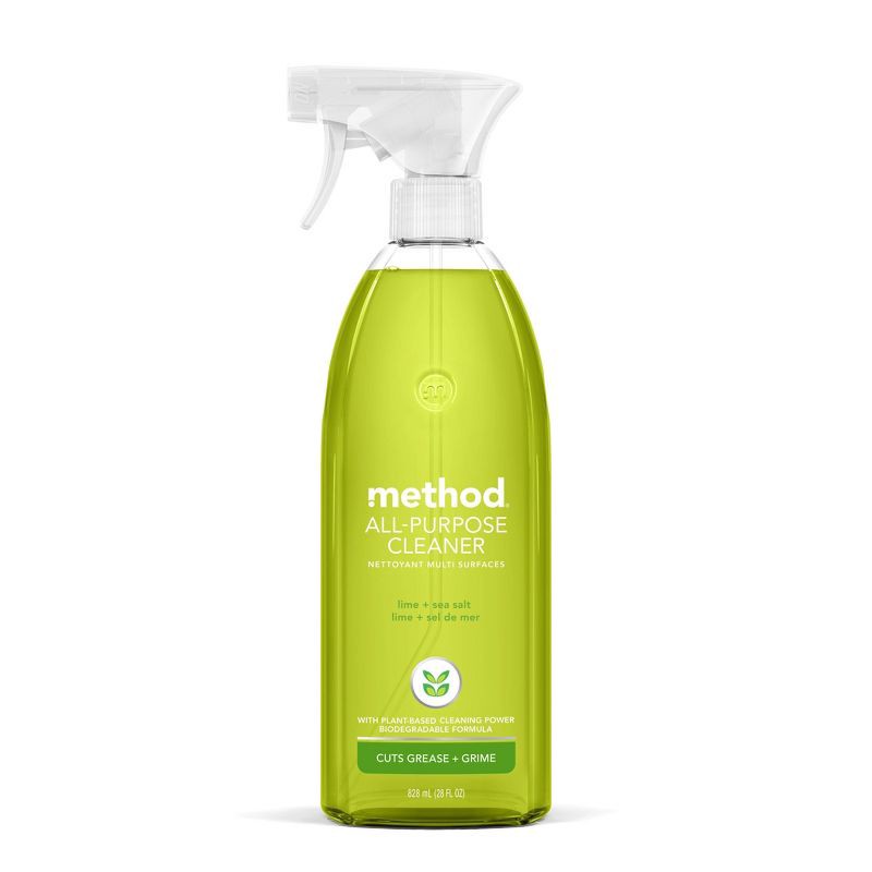 slide 1 of 6, Method Lime + Sea Salt Cleaning Products APC Spray Bottle - 28 fl oz, 28 fl oz