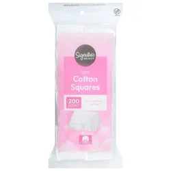 Signature Select Pure Cotton Squares - 200 Count