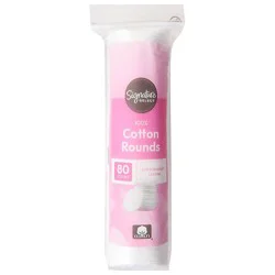 Signature Select Premium Cotton Rounds - 80 Count