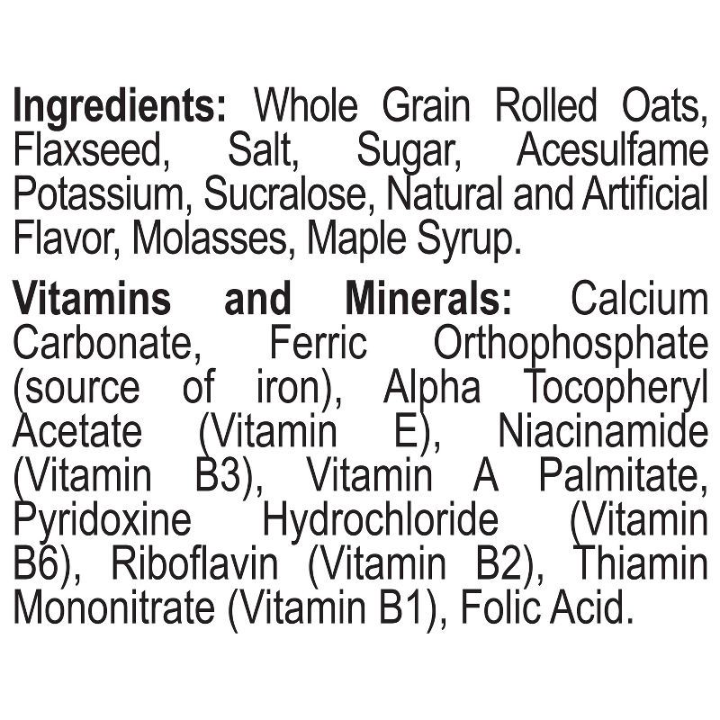 slide 9 of 9, Better Oats 100 Calories Maple & Brown Sugar Whole Grain Instant Oatmeal with Flax - 10ct, 10 ct
