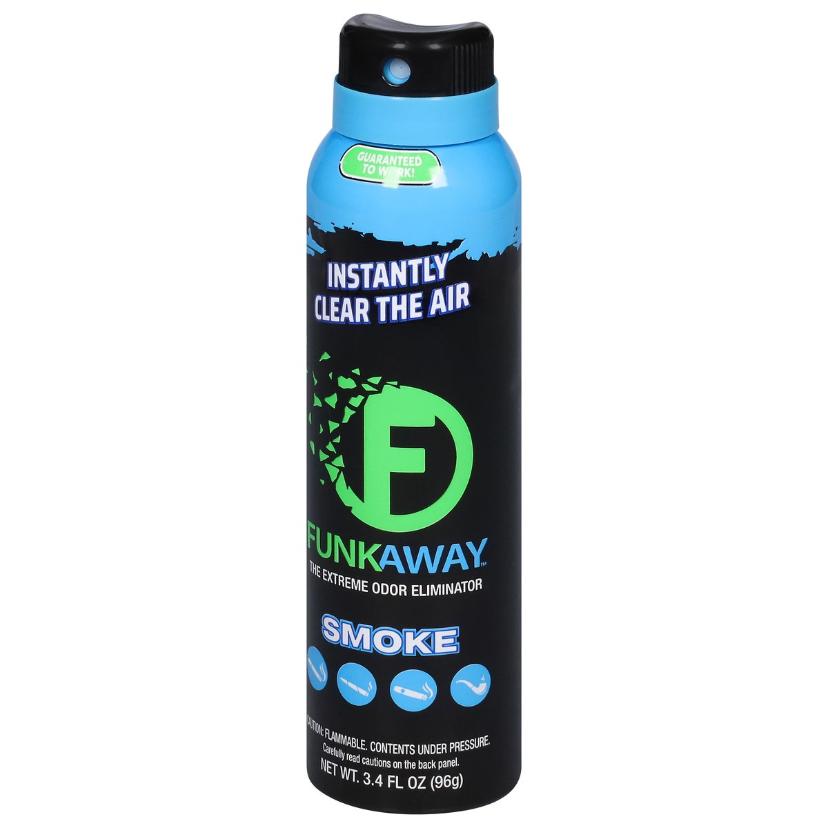 slide 12 of 12, FunkAway Smoke Odor Eliminator 3.4 fl oz, 3.4 fl oz