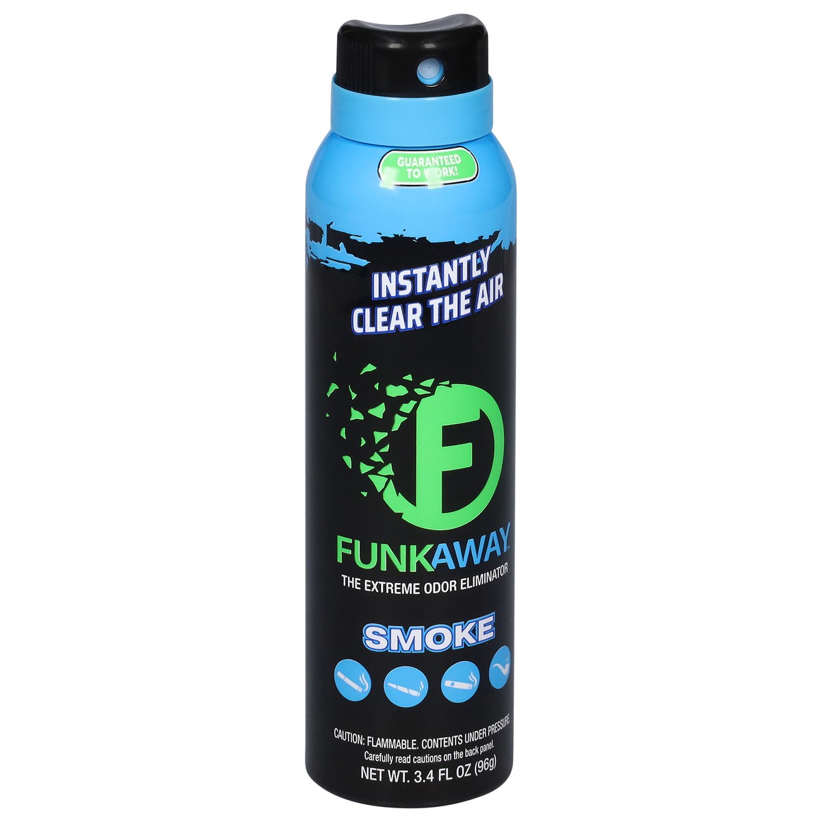 slide 3 of 12, FunkAway Smoke Odor Eliminator 3.4 fl oz, 3.4 fl oz