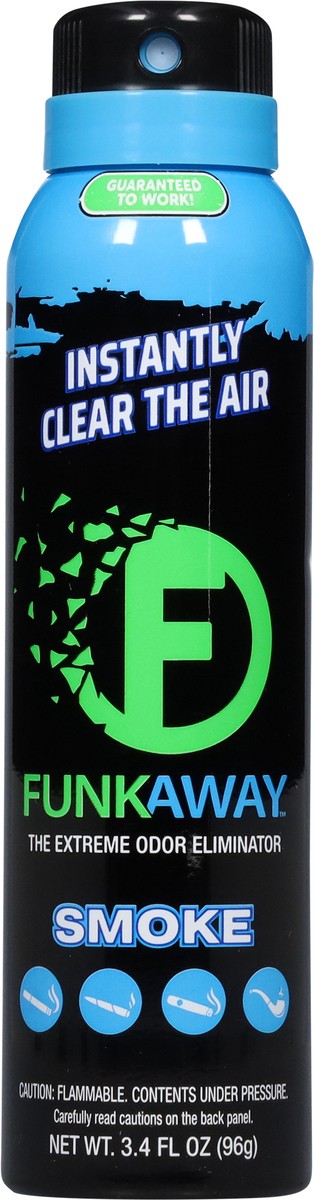 slide 10 of 12, FunkAway Smoke Odor Eliminator 3.4 fl oz, 3.4 fl oz