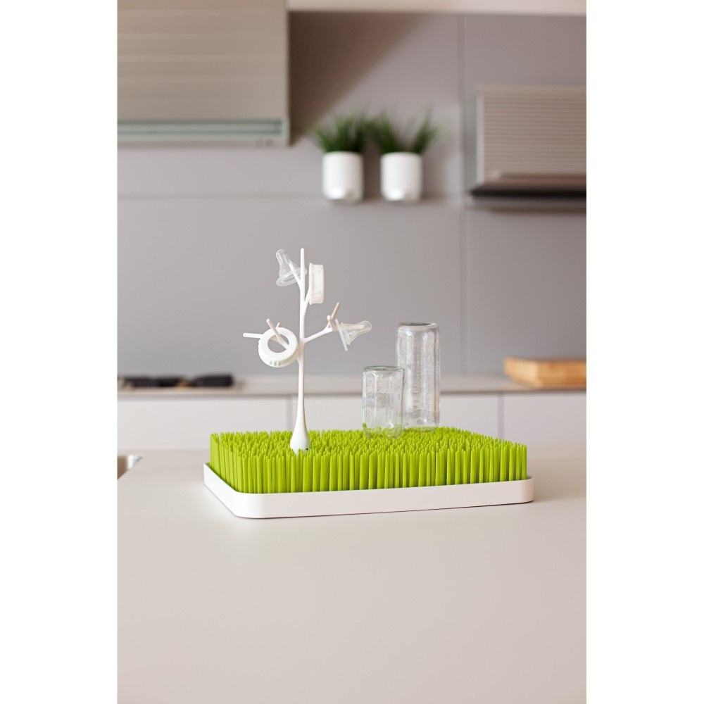 slide 4 of 4, Boon Twig Countertop Drying Rack - White, 1 ct