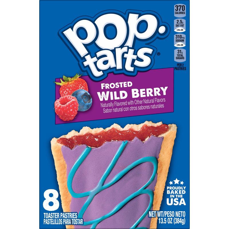 slide 2 of 9, Pop-Tarts Frosted Wild Berry Pastries- 8ct / 13.5oz, 8 ct; 13.5 oz