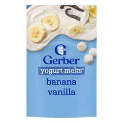 Gerber Baby Food Banana Vanilla Yogurt Melts Baby Snack - 1oz