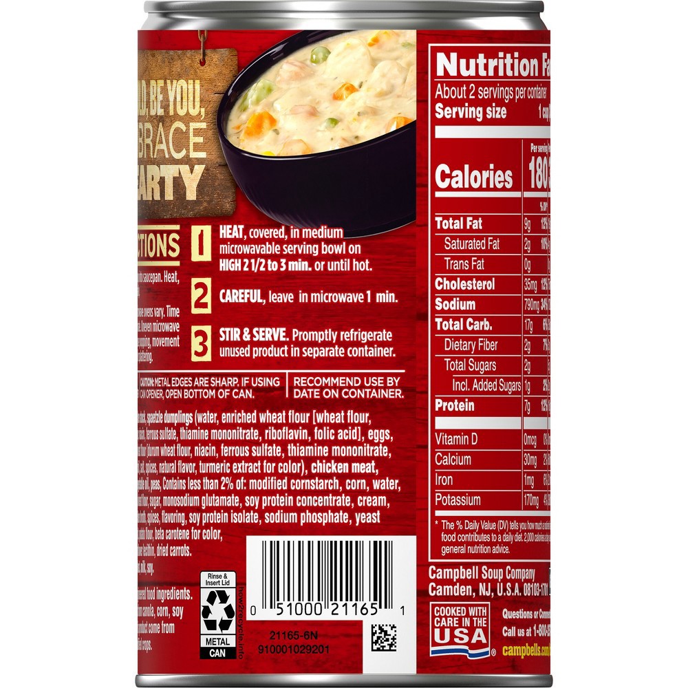 Campbell's Chunky PubStyle Chicken Pot Pie Soup 18.8 oz Shipt