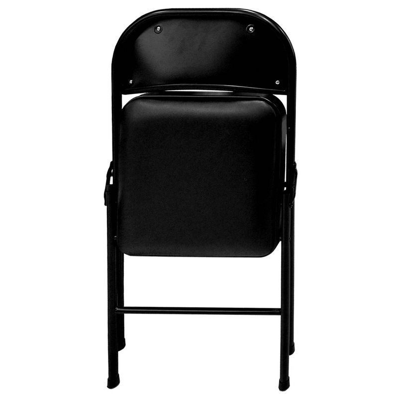 slide 2 of 4, Peakform Vinyl Padded Chair Black, 1 ct