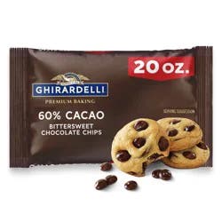 GHIRARDELLI Premium Baking 60% Cacao Bittersweet Chocolate Chips - 20oz