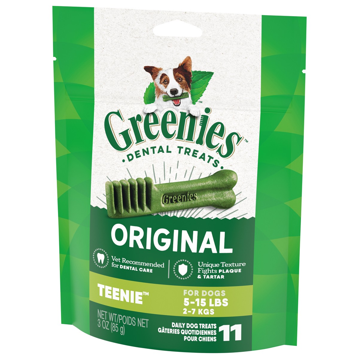 slide 3 of 9, Greenies Teenie Original Dental Treats 11 ea, 11 ct