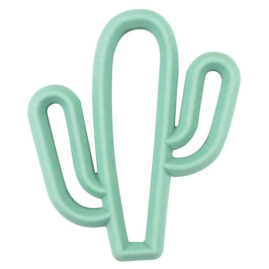 slide 1 of 2, Itzy Ritzy Silicone Cactus Teether - Green, 1 ct