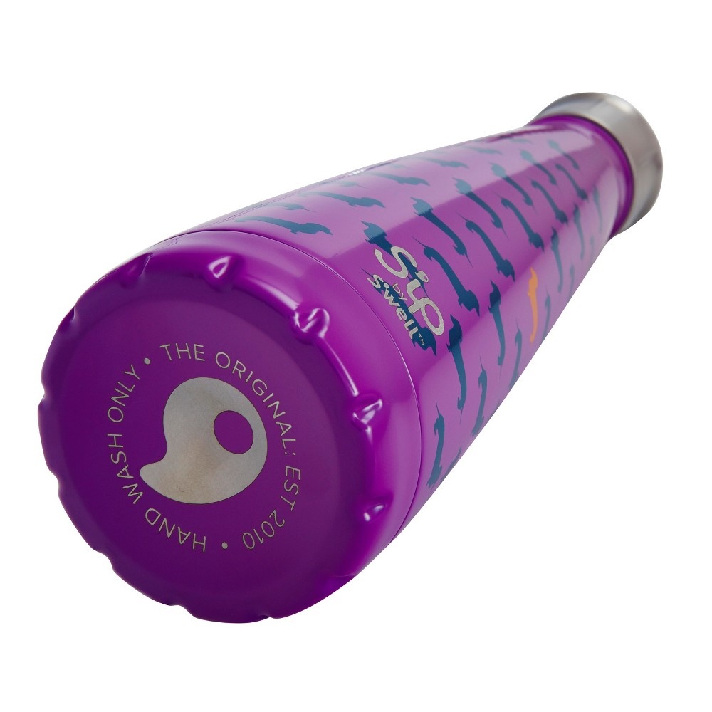 slide 5 of 6, S'Ip by S'Well Stainless Steel Insulated Water Bottle - Top Dog Purple, 15 oz