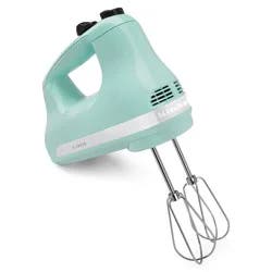 KitchenAid Ultra Power 5-Speed Hand Mixer KHM512 Blue Ice: Portable Handheld Mixer, Stainless Steel, Comfort-Grip Handle