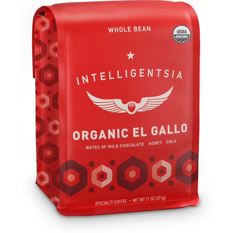 slide 2 of 4, Intelligentsia Direct Trade Organic El Gallo Breakfast Blend Light Roast Whole Bean Coffee - 11oz, 11 oz