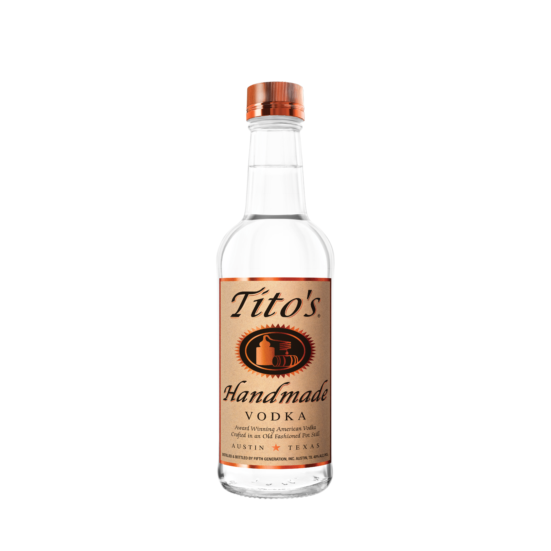 slide 1 of 6, Tito's Handmade Vodka 375 ml Bottle, 375 ml
