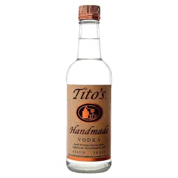 Tito's Handcrafted Vodka Bottle