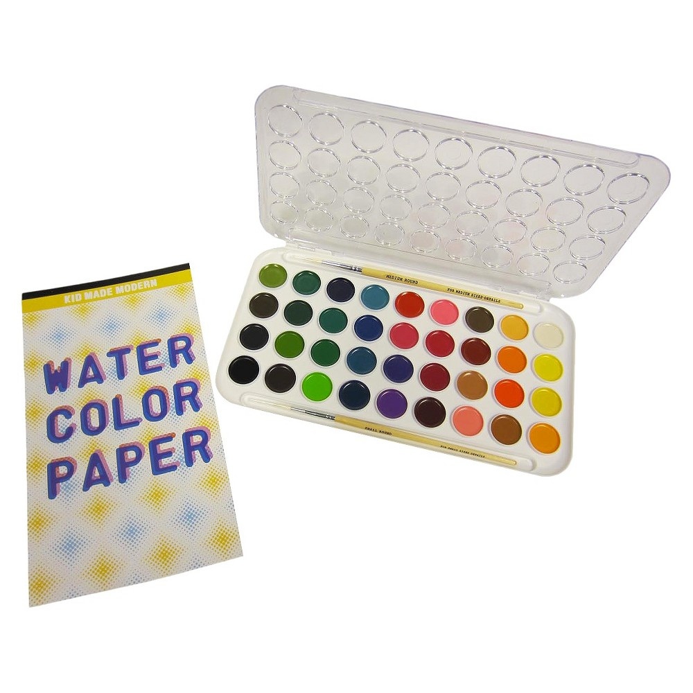 slide 2 of 2, Kid Made Modern Water Color Kit, 36 ct