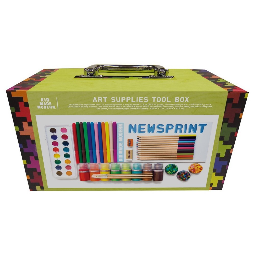 slide 2 of 3, Kid Made Modern Art Tool Box, 1 ct