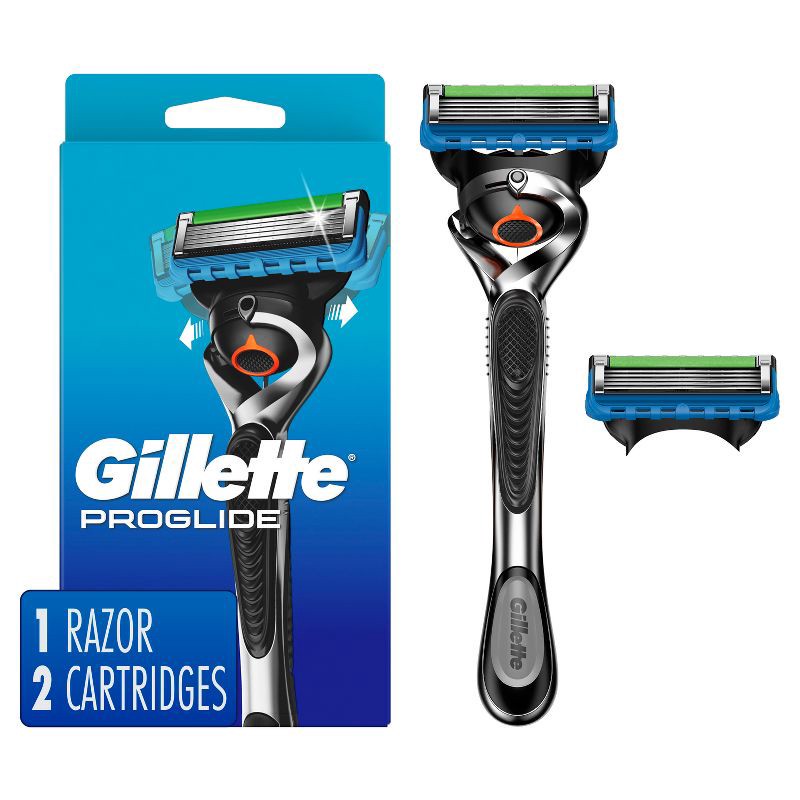 slide 1 of 12, Gillette ProGlide Men's Razor + 2 Razor Blade Refills, 1 ct