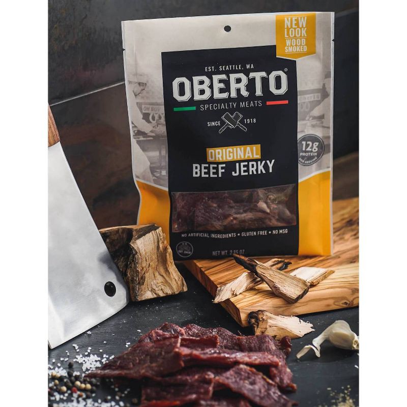 slide 4 of 4, Oberto Original Beef Jerky - 2.7oz, 2.85 oz