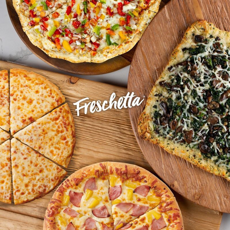 slide 6 of 8, Freschetta Brick Oven Pepperoni & Italian Style Cheese Pizza, 21.75 oz