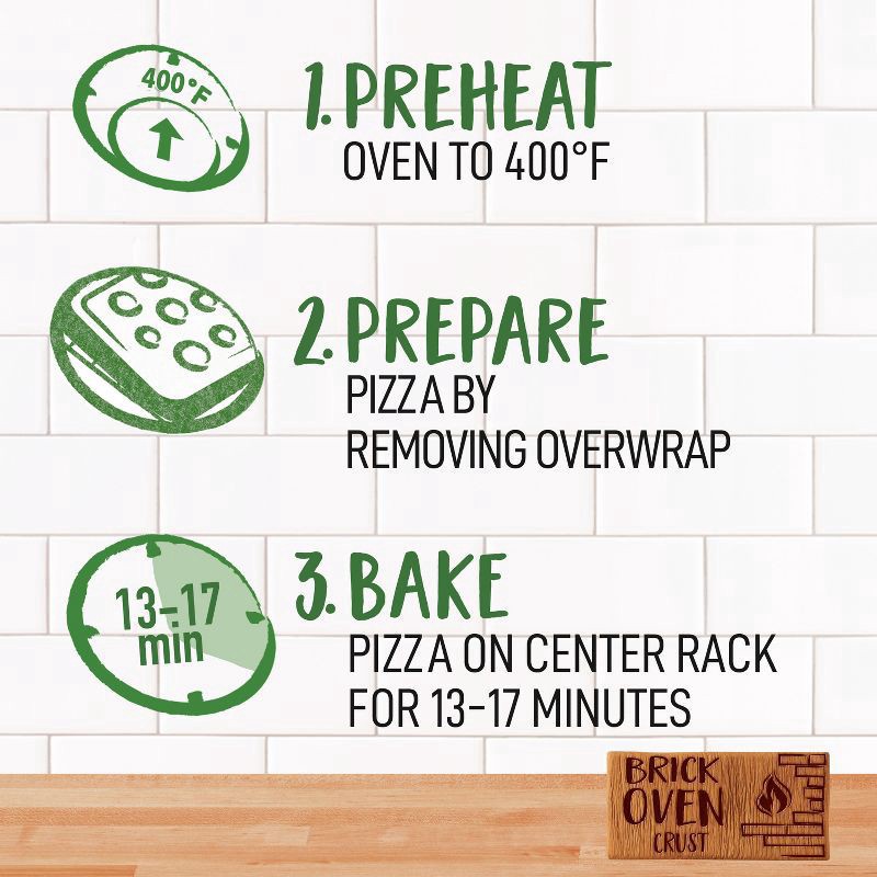 slide 7 of 8, Freschetta Brick Oven Pepperoni & Italian Style Cheese Pizza, 21.75 oz