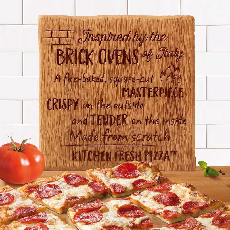 slide 8 of 8, Freschetta Brick Oven Pepperoni & Italian Style Cheese Pizza, 21.75 oz