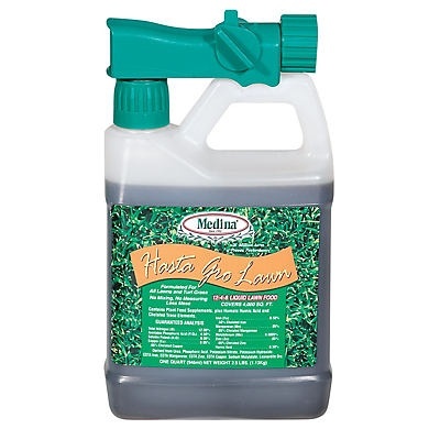 slide 1 of 1, Medina Hasta-Gro Lawn Food, 32 oz