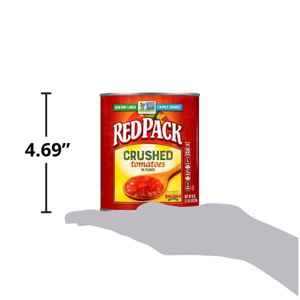 slide 5 of 5, Redpack Red Pack Canned Crushed Tomatoes, 28 oz