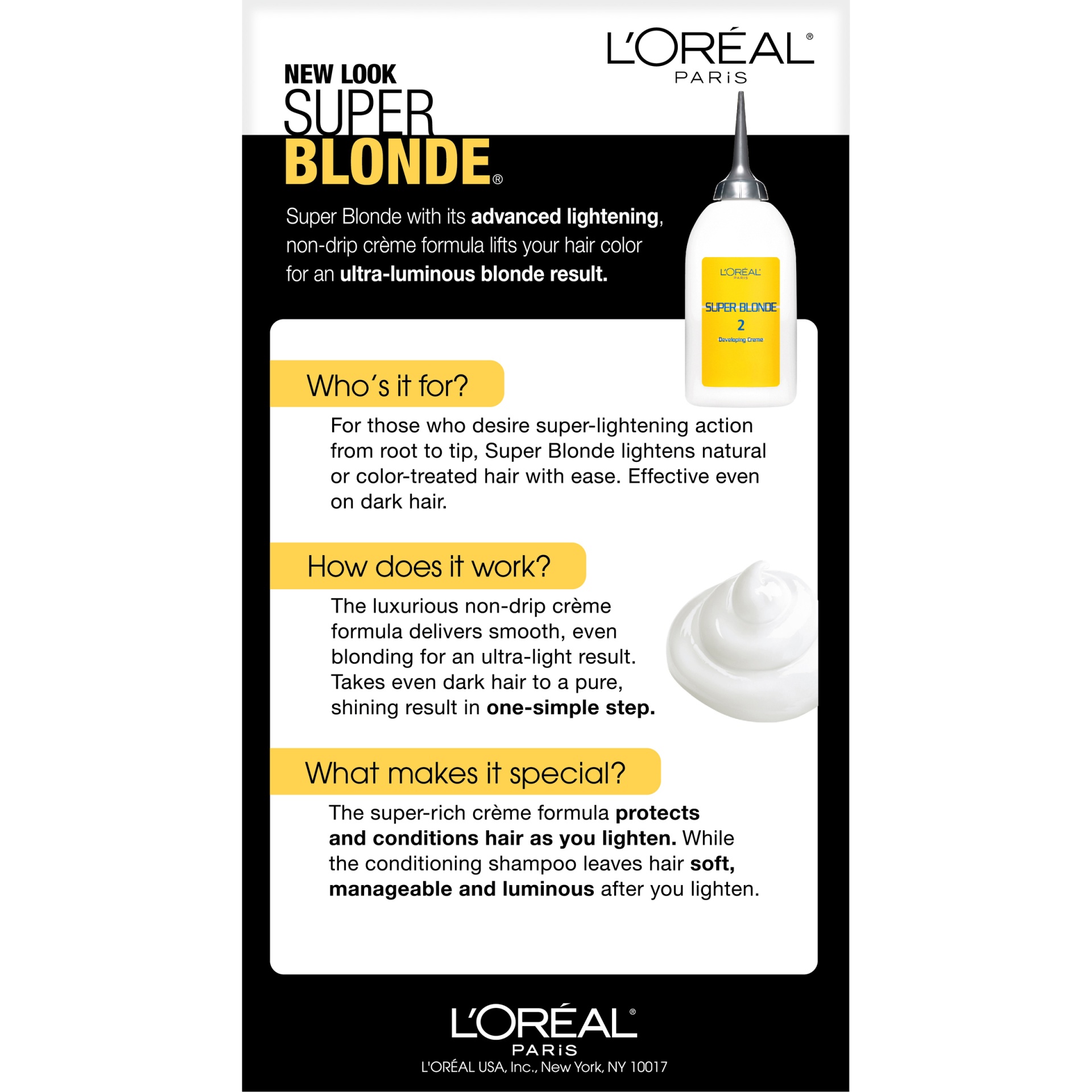 slide 4 of 8, L'Oréal Super Blonde Lightener, 1 ct