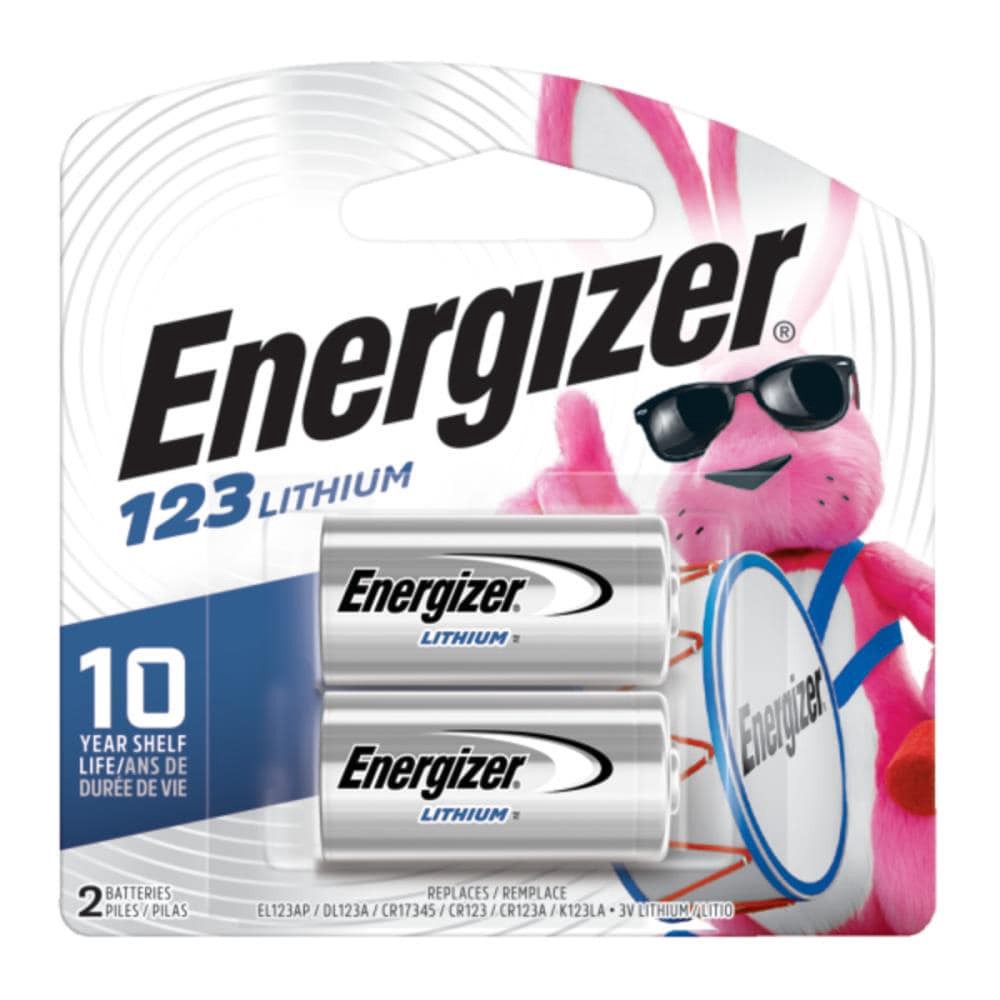 slide 1 of 6, Energizer Lithium EBE-123 Digital camera Batteries 2 -Pack, 1 ct