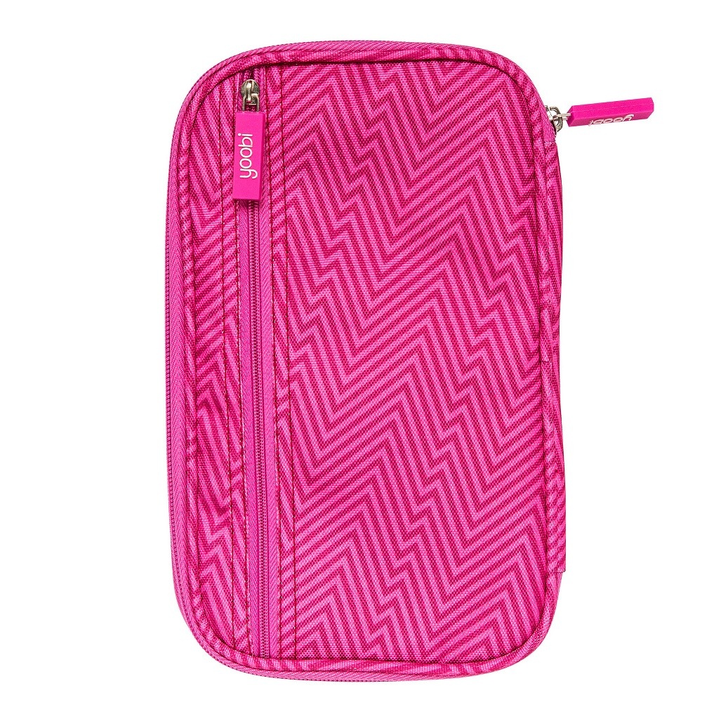 slide 2 of 4, Yoobi Pencil Case - Pink Ziggy, 1 ct