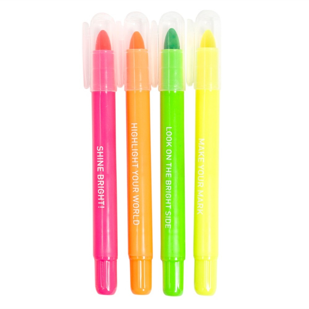 slide 2 of 2, Yoobi Gel Highlighters - Multicolor, 4 ct