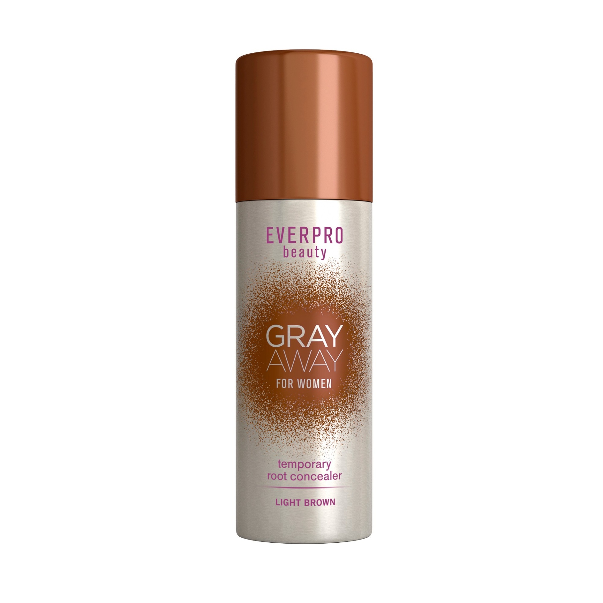 slide 1 of 4, EVERPRO beauty Gray Away Temporary Root Concealer - Light Brown - 1.5oz, 1.5 oz