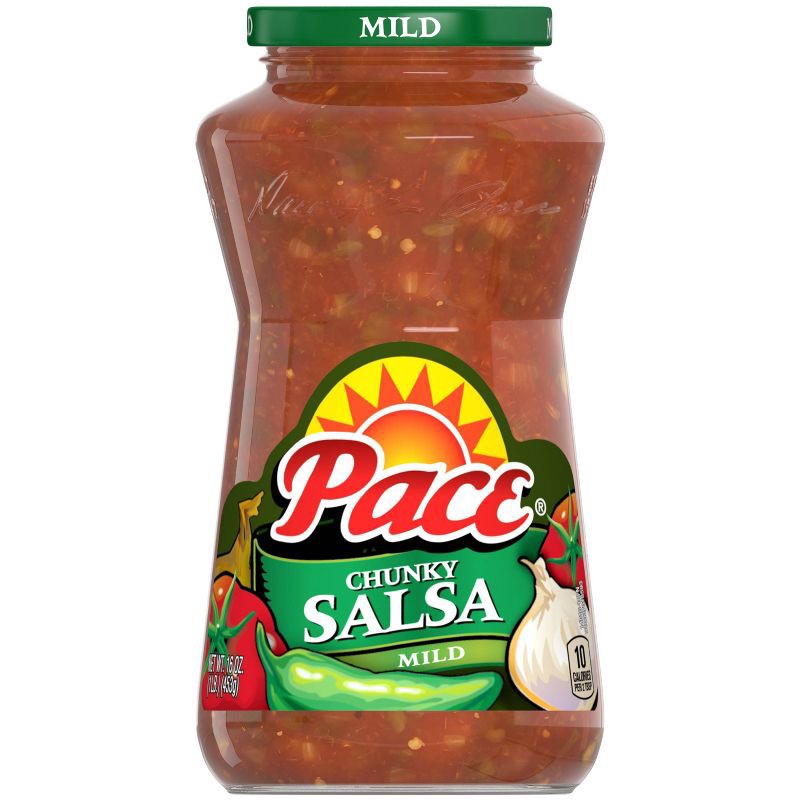 slide 1 of 9, Pace Chunky Salsa Mild 16oz, 16 oz