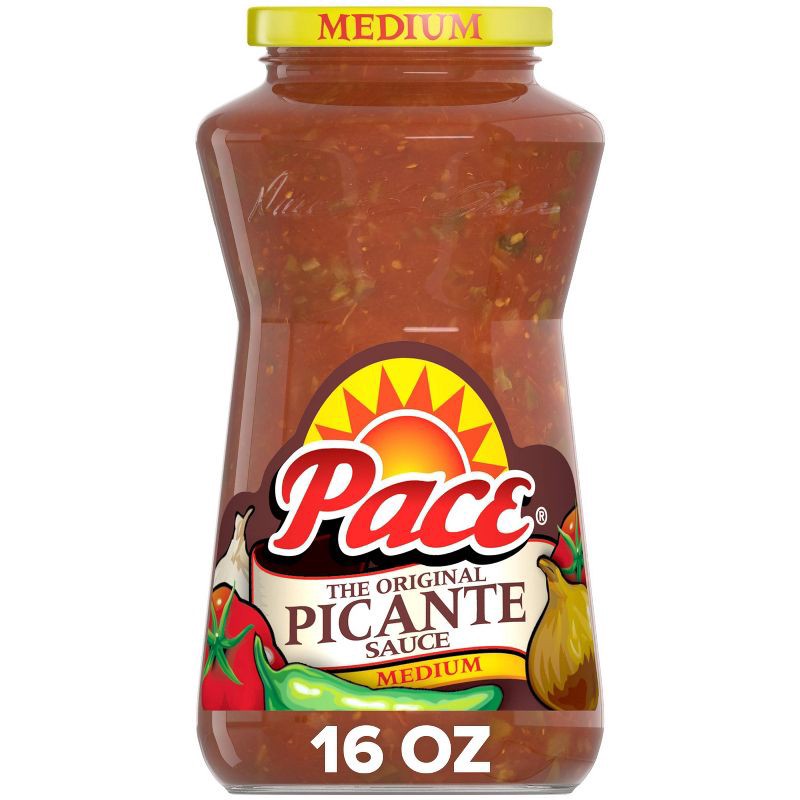 slide 1 of 11, Pace Medium Picante Sauce 16oz, 16 oz