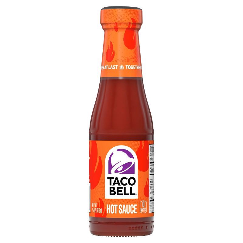 slide 13 of 14, Taco Bell Hot Taco Sauce 7.5oz, 7.5 oz