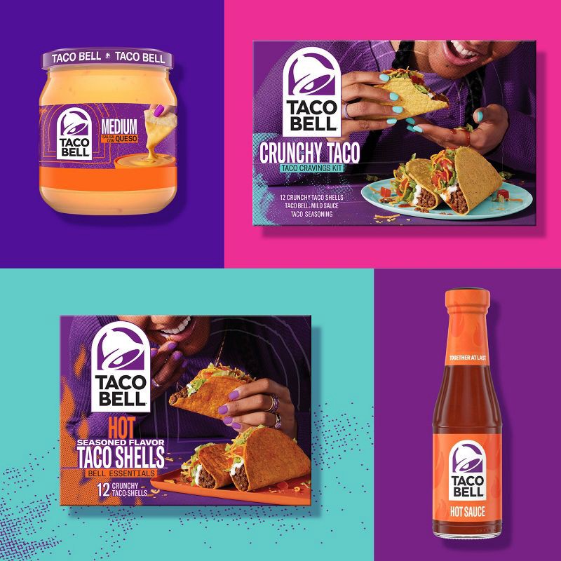 slide 8 of 14, Taco Bell Hot Taco Sauce 7.5oz, 7.5 oz