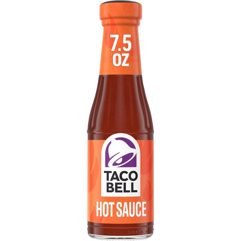 slide 1 of 14, Taco Bell Hot Taco Sauce 7.5oz, 7.5 oz